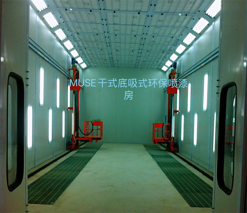 伸縮式噴漆房